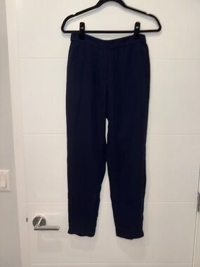J Crew Straight-Leg Navy Trousers